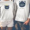 Sweat  Pull assortis pour couple – Son roi & Sa reine – Chat