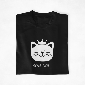 Sweat  Pull assortis pour couple – Son roi & Sa reine – Chat