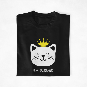 Sweat Pull assortis pour couple Son roi Sa reine Chat 4