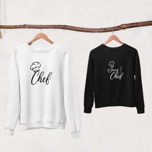 Sweat Pull assortis pour la Famille – Chef et Sous-chef Sweat Pull assortis pour la Famille – Chef et Sous-chef