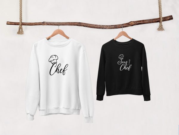 Sweat  Pull assortis pour la Famille – Chef et Sous-chef