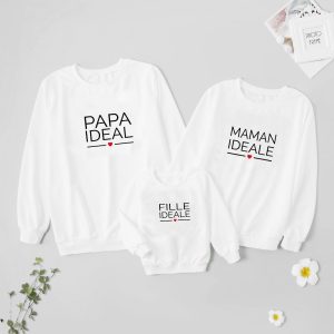 Sweat Pull assortis pour la Famille Ideale- Assortis Moi Sweat Pull assortis pour la Famille Ideale- Assortis Moi