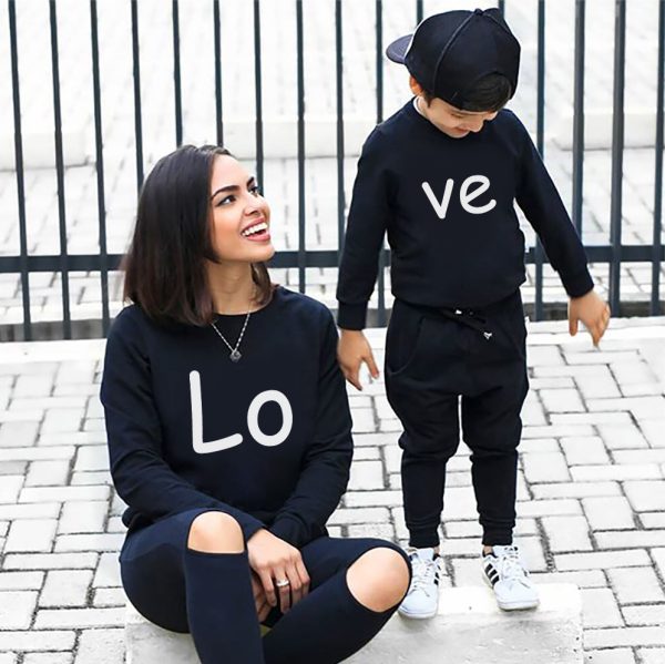 Sweat  Pull assortis pour la Famille Love – Assortis Moi