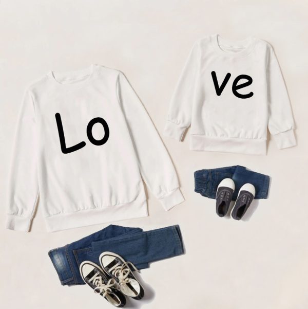 Sweat  Pull assortis pour la Famille Love – Assortis Moi