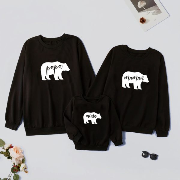 Sweat  Pull assortis pour la Famille Ours – Assortis Moi