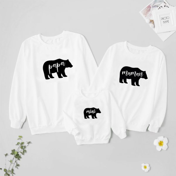 Sweat  Pull assortis pour la Famille Ours – Assortis Moi