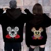 Sweat pour Couple Mickey Decoratif