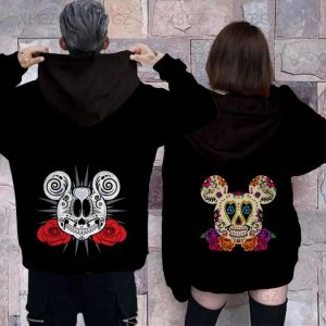 Sweat pour Couple Mickey Decoratif Sweat pour Couple Mickey Decoratif