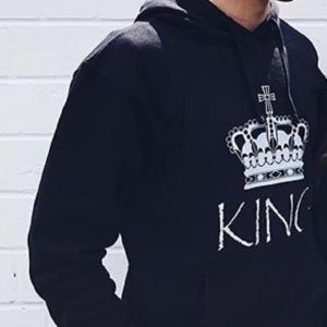 Sweats Decontractes a Capuche King Et Queen pour Duo Sweats Decontractes a Capuche King Et Queen pour Duo