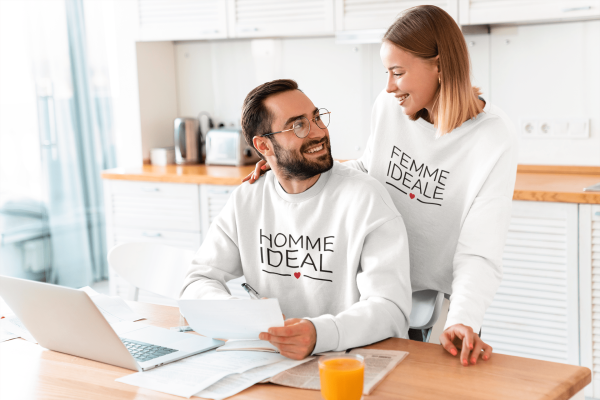 Sweats Homme & Femme Ideale pour Couples  Pulls Assortis