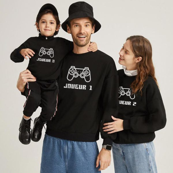 Sweats  Pulls assortis Famille Gamer – Assortis Moi