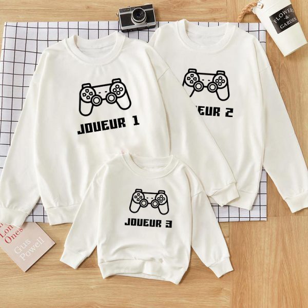 Sweats  Pulls assortis Famille Gamer – Assortis Moi