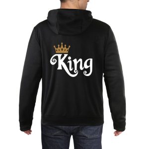 Sweats a Capuche King & Queen en Commun pour Couple Sweats a Capuche King & Queen en Commun pour Couple