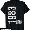 T-Shirt 1983 41eme Anniversaire 41 Ans Homme Femme