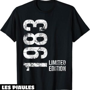 T-Shirt 1983 41eme Anniversaire 41 Ans Homme Femme
