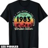 T-Shirt 1983 Cadeau 40eme Anniversaire Edition Limitee