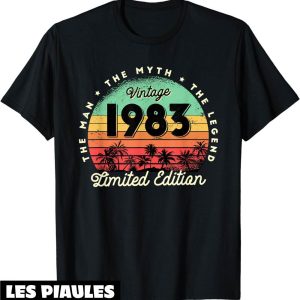 T-Shirt 1983 Cadeau 40eme Anniversaire Edition Limitee