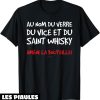 T-Shirt Alcool Manche Courte Alcool Amene La Bouteille
