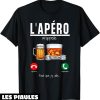 T-Shirt Alcool M’appelle-Blague Alcoolique Beauf