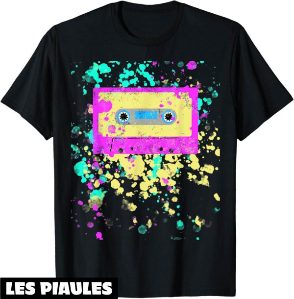 T-Shirt Annee 80 Costume De Cassette Retro