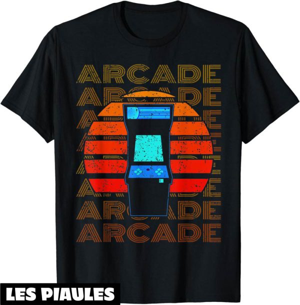T-Shirt Annee 80 Jeux Video D’arcade Retro
