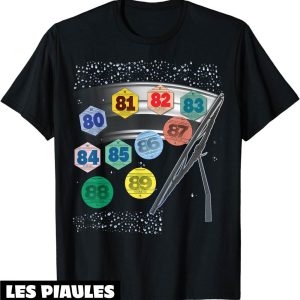 T-Shirt Annee 80 Vignettes Auto France Voiture Temps