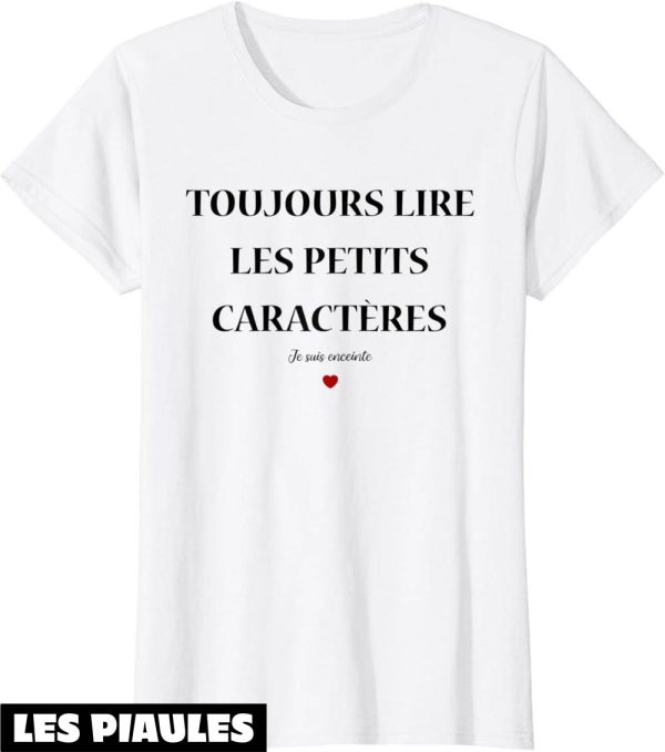 T-Shirt Annonce Grossesse Je Suis Enceinte Humour