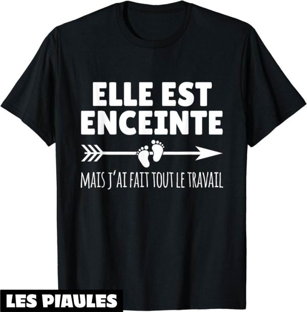 T-Shirt Annonce Grossesse Nouveau Bientot Papa Futur Pere