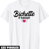 T-Shirt Bichette D’amour Cadeau Pour Fille Femme Mignonne