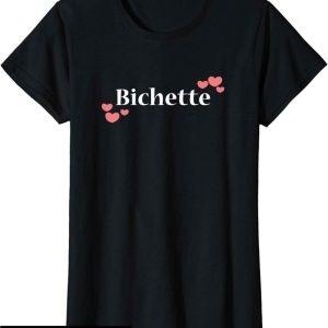 T-Shirt Bichette Surnom Copine Mignonne Femme Couple T-Shirt Bichette Surnom Copine Mignonne Femme Couple