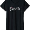 T-Shirt Bichette Surnom Femme Biche Amour Copine Mignonne