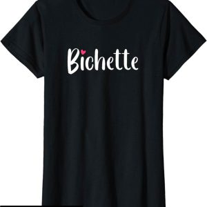 T-Shirt Bichette Surnom Femme Biche Amour Copine Mignonne T-Shirt Bichette Surnom Femme Biche Amour Copine Mignonne