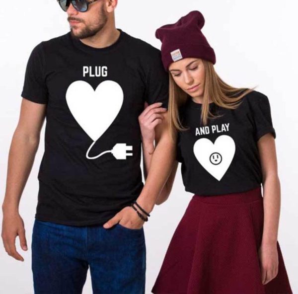 T Shirt Couple Amoureux