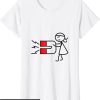 T-Shirt Couple Amoureux Assortis Amour Love Gauche