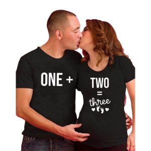 T-Shirt Couple Annonce Grossesse T-Shirt Couple Annonce Grossesse