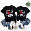T Shirt Couple Assorti