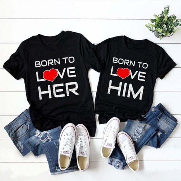 T Shirt Couple Assorti