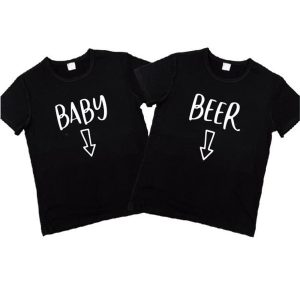 T Shirt Couple Assorti Grossesse 1 T Shirt Couple Assorti Grossesse 2