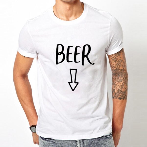 T-Shirt Couple Baby Beer