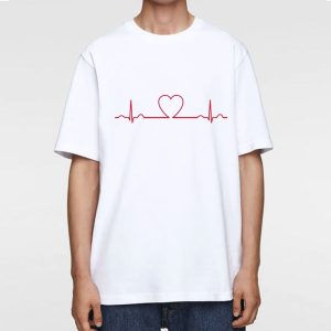 T Shirt Couple Battement de Coeur 2 T Shirt Couple Battement de Coeur 3