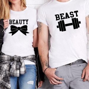 T Shirt Couple Beauty and The Beast 1