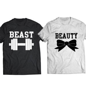 T Shirt Couple Beauty and The Beast 1 T Shirt Couple Beauty and The Beast 2