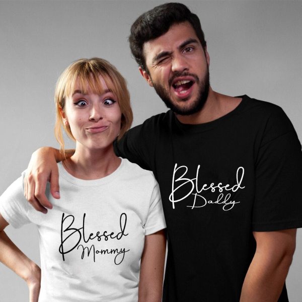 T-Shirt Couple Blessed