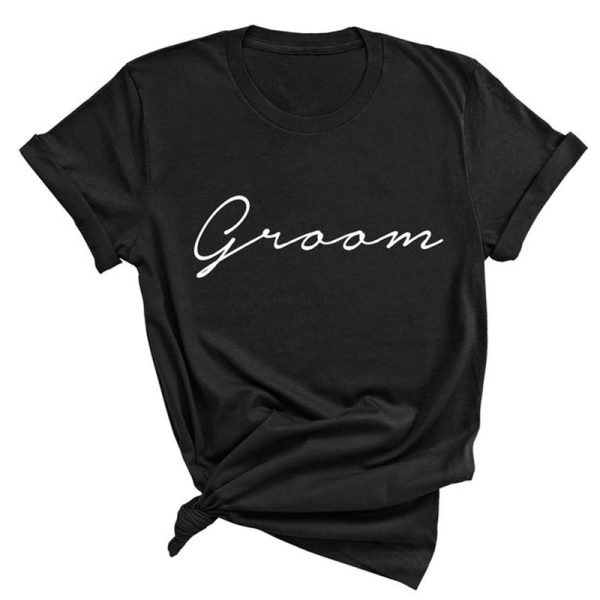 T Shirt Couple Bride and Groom Shirts