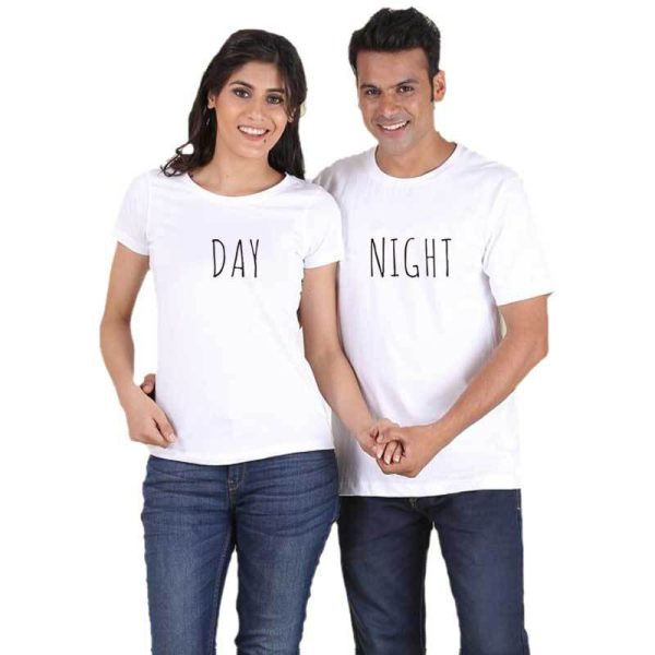 T Shirt Couple Day and Night
