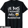 T-Shirt Couple Drole Assorti Moderation Apero Biere Humour