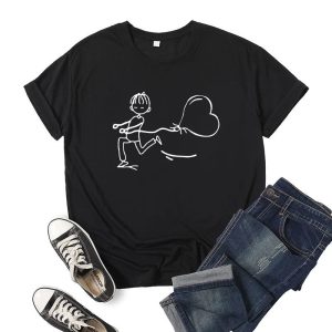 T Shirt Couple Garcon Fille Coeur 5 T Shirt Couple Garcon Fille Coeur 5