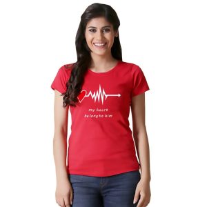 T Shirt Couple Heartbeat 6