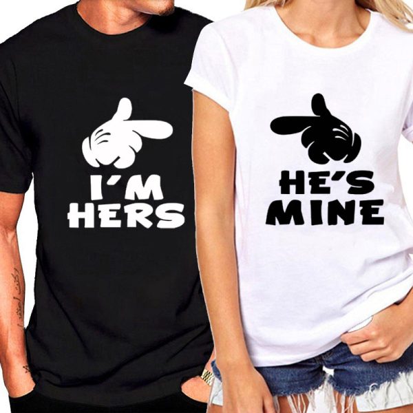 T Shirt Couple He’s Mine