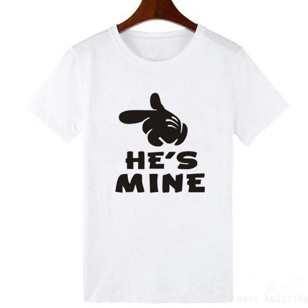 T Shirt Couple He’s Mine
